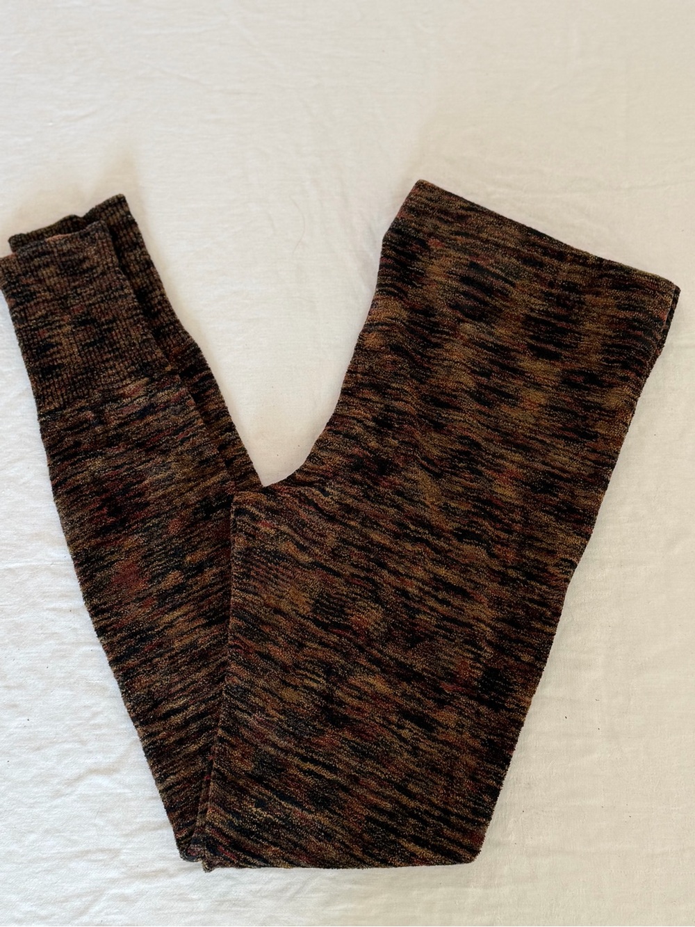 Women’s Free People High Rise Heathered Chenille Multi Coloured Leggings Medium